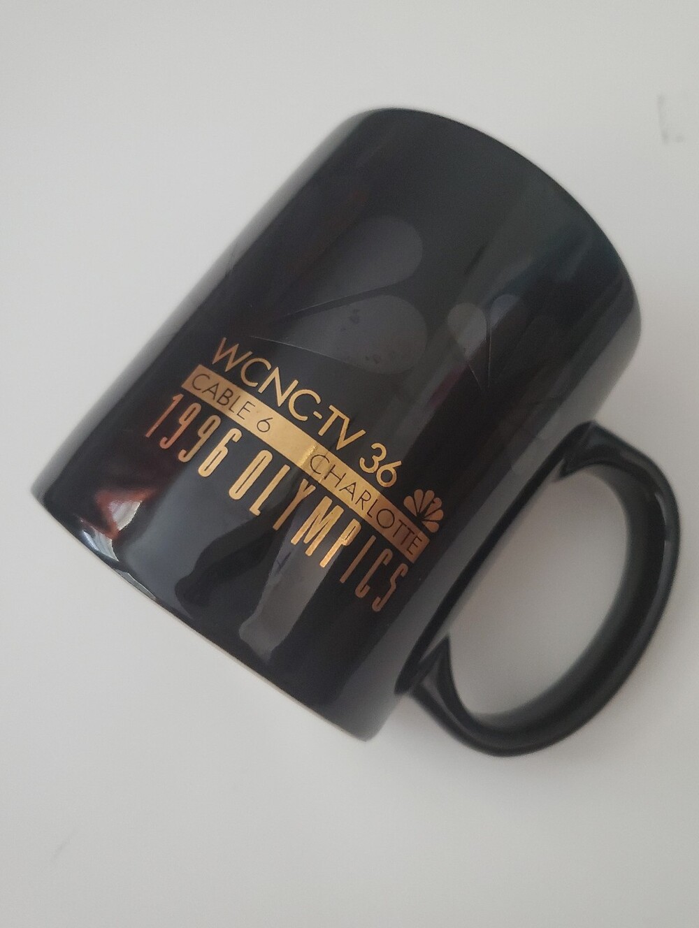 WCNC-TV 36 Charlotte 1996 Olympics Commemorative Coffee Mug NBC